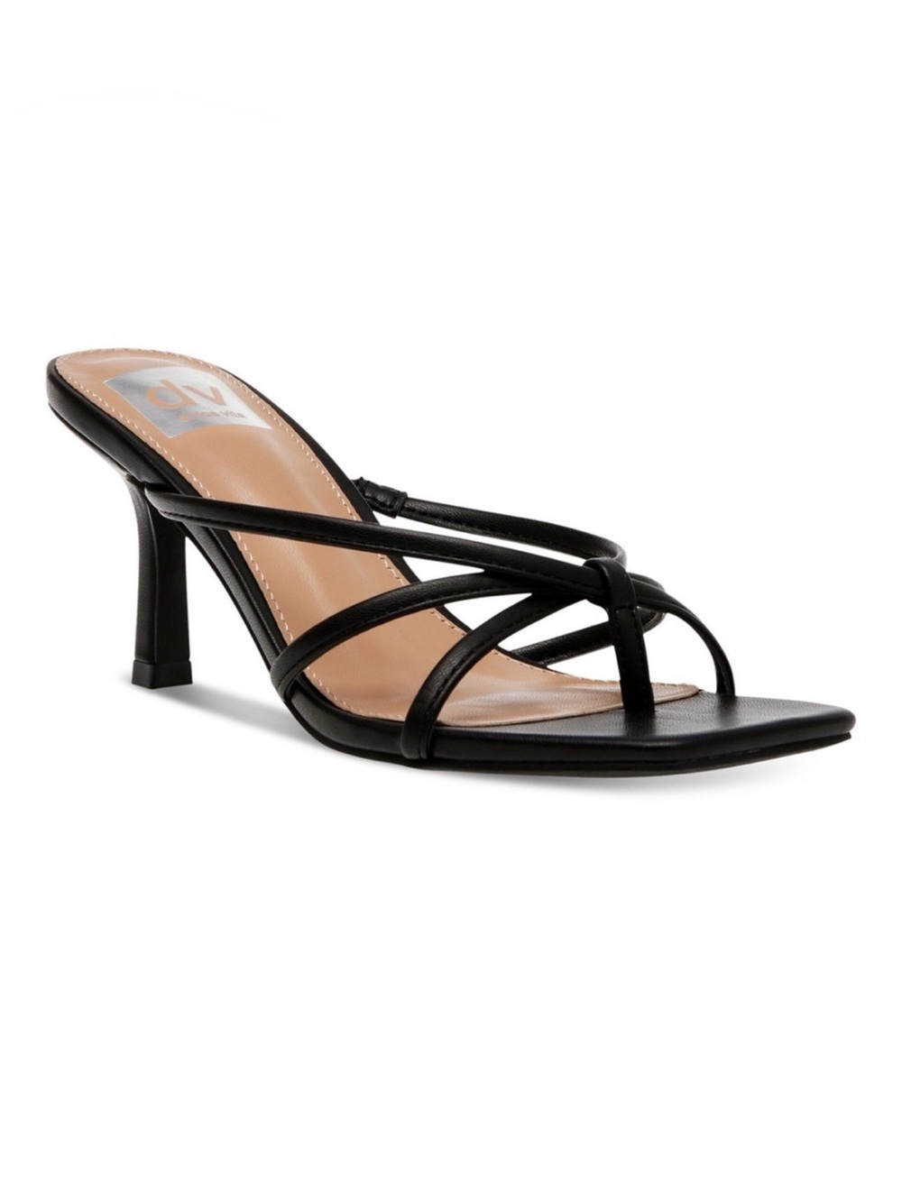 DV Dolce Vita Women's Zini Strappy Stiletto Heel Dress Sandals- Size 6